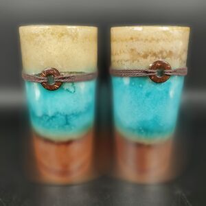 Set of 2 Hobby Lobby Scented Beach House 3x6 Pillar Candles NWT
